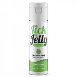 Lick Jelly Edible Lubricant Water Base Green Apple 30 ml