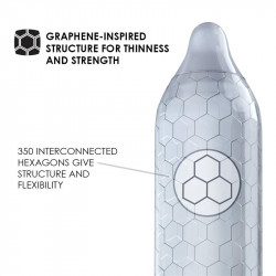 HEX RESPECT XL Condoms 3 Pack