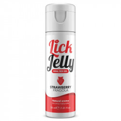 Lick Jelly Edible Lubricant Water Base Strawberry 30 ml