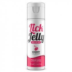 Lick Jelly Edible Lubricant Water Base Cherry 30 ml