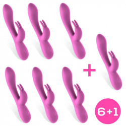 Pack 61 Unibody Vibrator Mauve Liquefied SiliconB